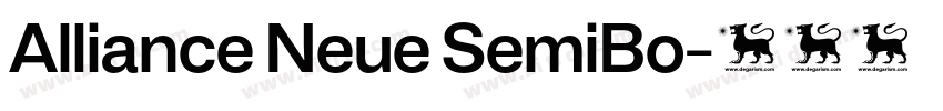 Alliance Neue SemiBo字体转换 Alliance Neue SemiBo字体转换